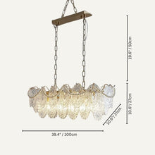 Carregar imagem no visualizador da galeria, Bariq Glass Chandelier
