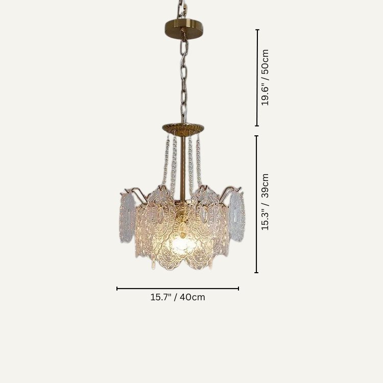 Bariq Glass Chandelier