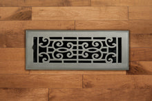 Carregar imagem no visualizador da galeria, Cast Brass Baroque Vent Covers - Brushed Nickel
