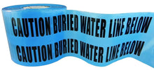 Carregar imagem no visualizador da galeria, Caution Buried Water Line Below Barricade Tape - BRC-BWLB
