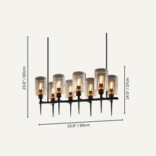 Carregar imagem no visualizador da galeria, Bellum Linear Chandelier
