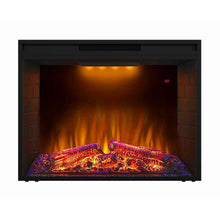 Carregar imagem no visualizador da galeria, Black Electric Fireplace Heater Insert with Overheating Protection and Remote Control
