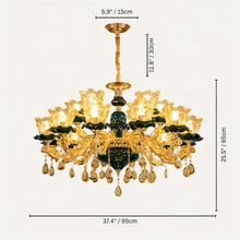 Carregar imagem no visualizador da galeria, Blanche Chandelier - Green
