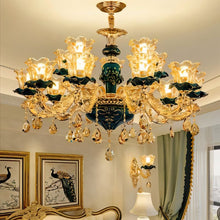 Carregar imagem no visualizador da galeria, Blanche Chandelier - Green
