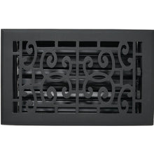 Carregar imagem no visualizador da galeria, Cast Aluminum Baroque Vent Covers - Black
