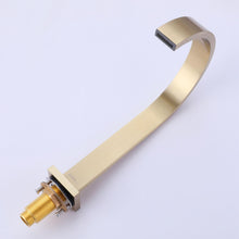 Cargar imagen en el visor de la galería, Brushed Gold 3-Hole Double Handle Bathroom Sink Faucet
