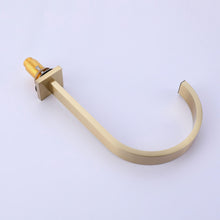 Carregar imagem no visualizador da galeria, Brushed Gold 3-Hole Double Handle Bathroom Sink Faucet
