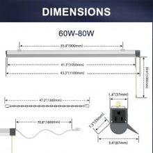 Carregar imagem no visualizador da galeria, T10 80W 5000K LED Shop Light Linear 120VAC Only - Bright, Energy-Efficient LED Lighting for Workshops, Garages, and More
