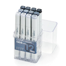 Cargar imagen en el visor de la galería, COPIC Original Marker 12pc Cool Gray (NEW 2022)
