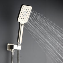 Carregar imagem no visualizador da galeria, Shower Faucet Set Anti-scald Shower Fixtures with Rough-in Pressure Balanced Valve and Embedded Box, Wall Mounted Rain Shower System
