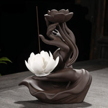 Cargar imagen en el visor de la galería, Celestial Monk Incense Burner Table Lamp
