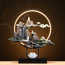 Load image into Gallery viewer, Celestial Monk Incense Burner Table Lamp
