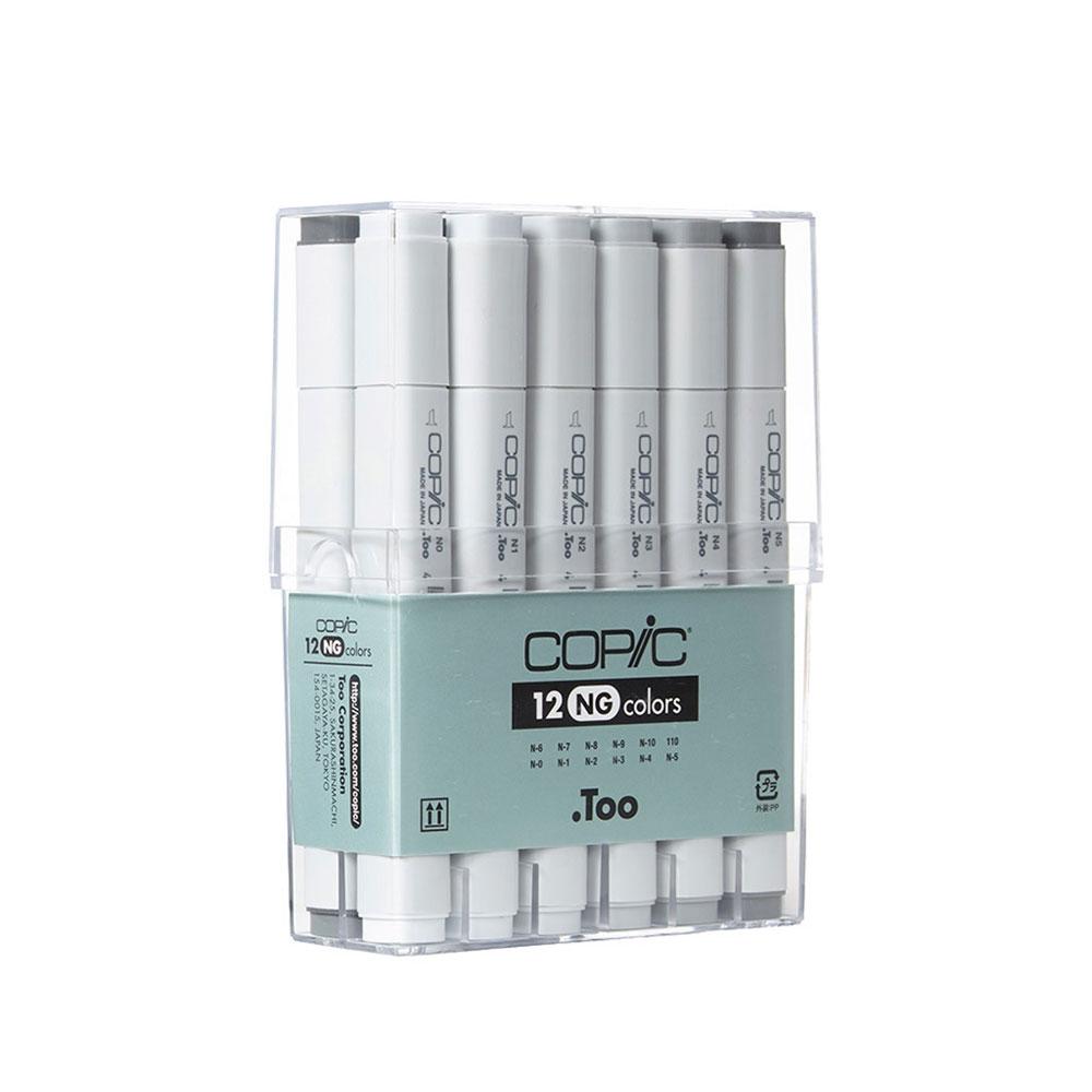 COPIC Original Marker 12pc Neutral Gray