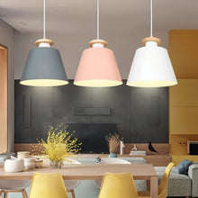 Carregar imagem no visualizador da galeria, Color Block Cone Pendant Light
