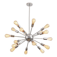 Carregar imagem no visualizador da galeria, Cordell 18-Light Chrome Sputnik Sphere Chandelier
