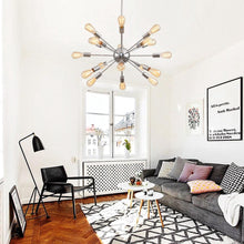 Carregar imagem no visualizador da galeria, Cordell 18-Light Chrome Sputnik Sphere Chandelier
