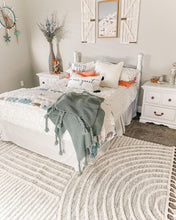 Load image into Gallery viewer, Coastal Reef Feather Reversible Quilt Set
