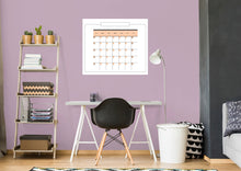 Carregar imagem no visualizador da galeria, Calendars: Touch of Pink Modern One Month Calendar Dry Erase - Removable Adhesive Decal
