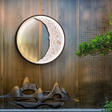 Load image into Gallery viewer, Crescent Moon Illuminated Art
