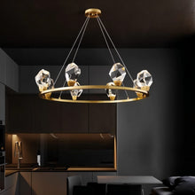 Carregar imagem no visualizador da galeria, Cristal Round Chandelier
