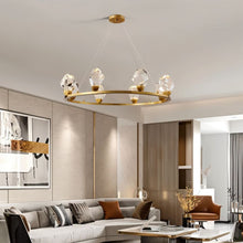 Carregar imagem no visualizador da galeria, Cristal Round Chandelier
