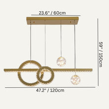 Carregar imagem no visualizador da galeria, Cynosure Linear Chandelier
