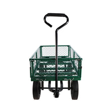 Load image into Gallery viewer, (Green solid wheels wagon cart) Solid wheels Tools cart Wagon Cart Garden cart trucks make it easier to transport firewood
