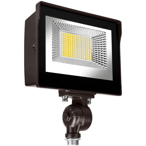 Wattage Tunable LED Flood Light: 15W/20W/35W, 3000K/4000K/5000K CCT Changeable, Knuckle Mount - Bright, Efficient, and Versatile