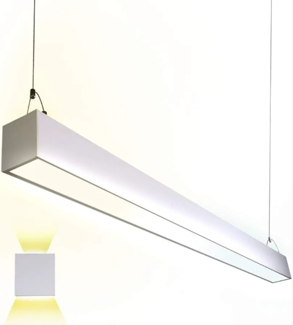 4ft Up & Down LED Linear Light, 115lm/w, 50W, Dimmable, Color Tunable - 3500k/4000k/5000k