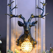 Load image into Gallery viewer, Deer Head Wall Lamp
