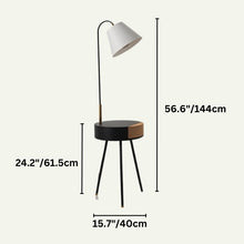 Load image into Gallery viewer, Derina Floor Lamp with Side Table
