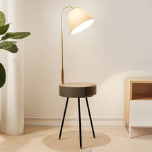 Load image into Gallery viewer, Derina Floor Lamp with Side Table
