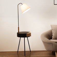 Load image into Gallery viewer, Derina Floor Lamp with Side Table
