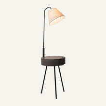 Load image into Gallery viewer, Derina Floor Lamp with Side Table
