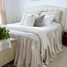 Load image into Gallery viewer, Belgian Flax Linen Rich Cotton Blend Bedspread 3 Piece Set
