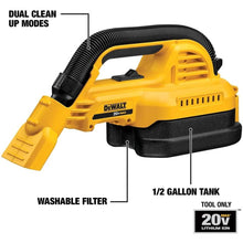 Cargar imagen en el visor de la galería, DEWALT DCV517B 20V MAX* Cordless Vacuum, Wet/Dry, Portable, 0.5 Gallon (Tool Only)
