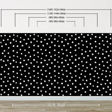 Cargar imagen en el visor de la galería, Circle Polka Dots Pattern Peel and Stick Wallpaper | Removable Wall Mural #6206
