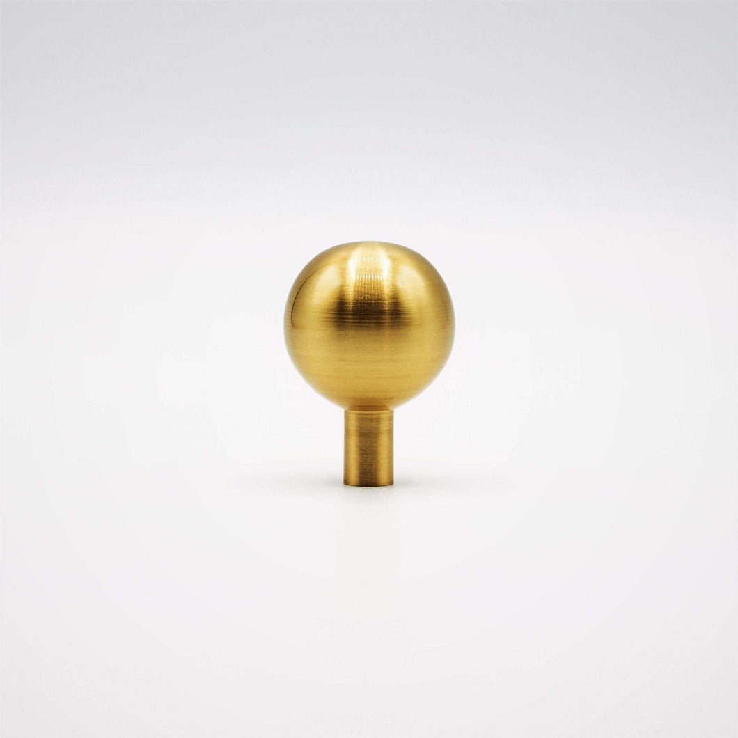 Dumas, Solid Brass Ball Knobs