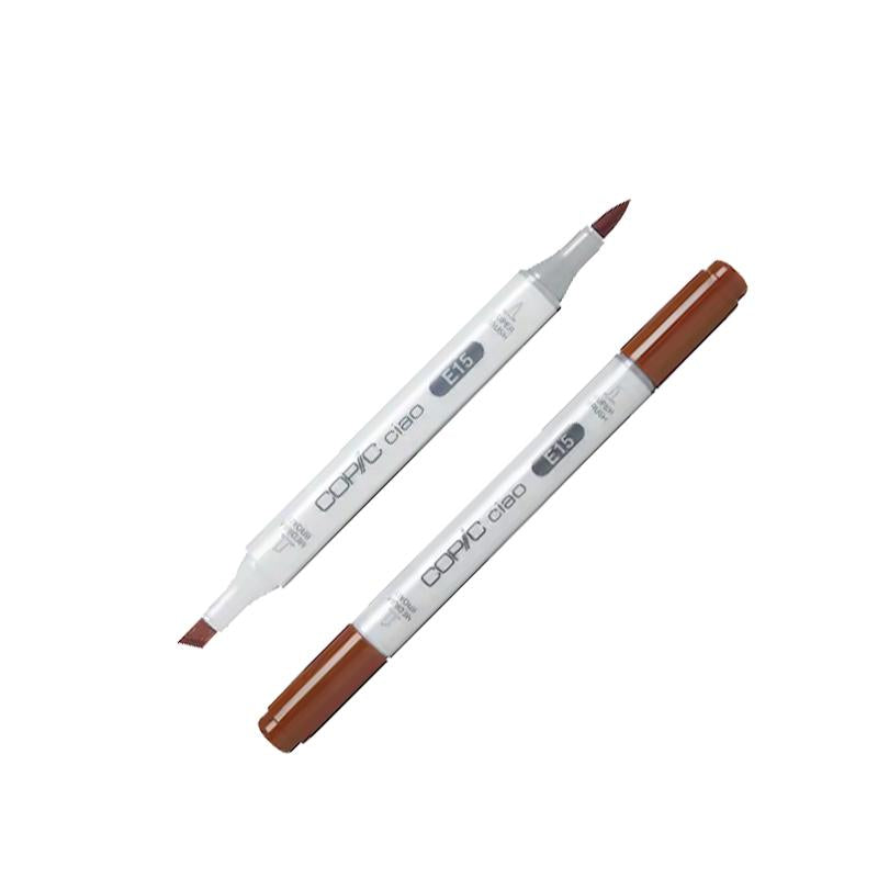 COPIC Ciao Marker E15 Dark Suntan