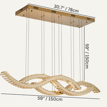 Cargar imagen en el visor de la galería, Eldur Linear Chandeliers
