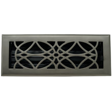 Carregar imagem no visualizador da galeria, Cast Brass Empire Vent Cover - Brushed Nickel
