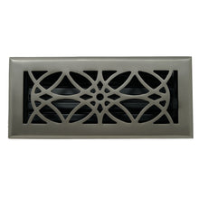 Carregar imagem no visualizador da galeria, Cast Brass Empire Vent Cover - Brushed Nickel
