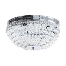 Carregar imagem no visualizador da galeria, 14&quot; Erhard 3-Light Chrome Flush Mount Light
