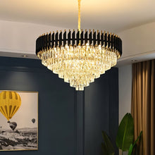 Load image into Gallery viewer, Fayadan Round Crystal Chandelier
