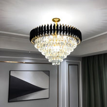 Carregar imagem no visualizador da galeria, Fayadan Round Crystal Chandelier
