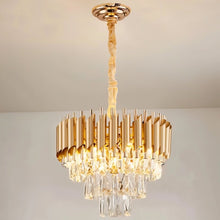 Load image into Gallery viewer, Fayadan Round Crystal Chandelier
