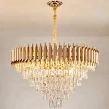 Load image into Gallery viewer, Fayadan Round Crystal Chandelier
