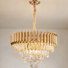 Load image into Gallery viewer, Fayadan Round Crystal Chandelier
