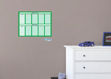 Carregar imagem no visualizador da galeria, Chart:  Green Routine Chart Dry Erase        -   Removable     Adhesive Decal
