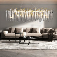 Cargar imagen en el visor de la galería, Glere Rectangular Chandelier
